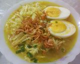 Foto langkah ke 4 dari resep Soto Ayam Kuah Kuning.