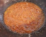 A picture of step 5 of Arbi masala curry.