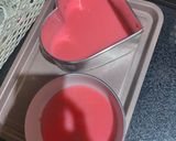 Foto langkah ke 7 dari resep Cheese Puding Jelly Art Rose.