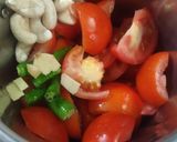 A picture of step 1 of Shahi Matar Mushroom Paneer.