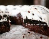 Foto langkah ke 6 dari resep #Dessert Pudding Oreo Coklat Keju (2 telur) 🇮🇩.