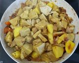 A picture of step 3 of Jack fruit dilkhush.