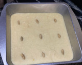 A picture of step 1 of Basbousa.