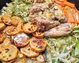 Foto del paso 3 de la receta: Alitas de pollo al jengibre y vegetales