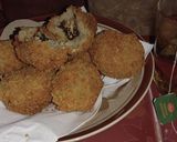 Foto langkah ke 7 dari resep Bola-bola Pisang Krispy.