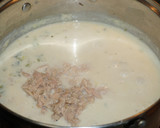 A picture of step 3 of JON’S  CLAM CHOWDER.