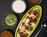 A picture of step 6 of Dahi Vada.
