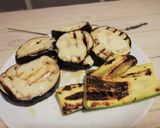 Cukinia i bakłażan z mozzarellą krok przepisu 3 zdjęcie