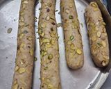 A picture of step 5 of Makhana Barfi.
