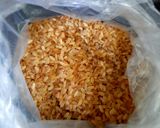 A picture of step 1 of Karela vadi matta/ red rice.