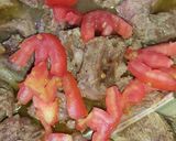 A picture of step 4 of Namkeen Gosht.