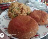 Foto del paso 5 de la receta: Hamburguesitas veganas de boniato y setas con arroz