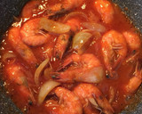 Foto langkah ke 3 dari resep Udang saus padang.