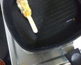 A picture of step 4 of Soyabean Kebab Stick Rolls.