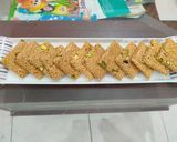 A picture of step 6 of Til chikki.