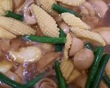 Foto langkah ke 3 dari resep Tumis Jagung +Jamur Merang (cuma pake bawang putih).