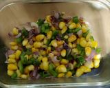 A picture of step 3 of Cheese Corn Pocket samosa.