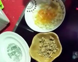 Foto del paso 2 de la receta: Tortilla de bacalao con decoración de berberechos