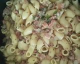 A picture of step 3 of Elbow Macaroni with Ground Beef.