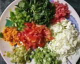 A picture of step 1 of Veg Soup.