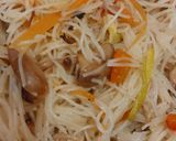 Une image de l'étape 7 de Vermicelle de riz et légumes sautés.