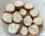 Foto langkah ke 8 dari resep Chessy Garlic Chicken Roll + Foto per step.