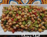 A picture of step 6 of Mediterranean Chickpea Salad.
