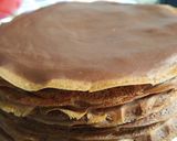 Foto langkah ke 3 dari resep Mille crepes oreo susu coklat.