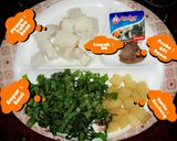 Foto langkah ke 1 dari resep MPASI 4Bintang TSAK (Tasu Sawi AtiAyam Kentang).