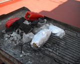 Foto del paso 1 de la receta: Verduras a las brasas (al rescoldo)