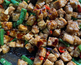 Foto langkah ke 4 dari resep Tempe orek mix kacang panjang bumbu iris.