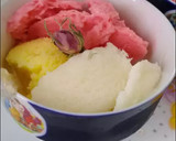 عکس مرحله 1 از دستور بستنی زعفرانی وانیلی و توت فرنگی🍓🍨🍦🍧🍦🍨🍧🍭