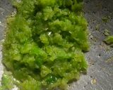 A picture of step 2 of Capsicum halwa.