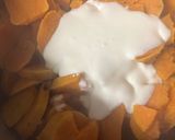 A picture of step 2 of Sweet Potato Parmentier in the Air Fryer.
