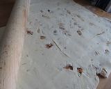 A picture of step 1 of Sig's crunchy sausage rolls.