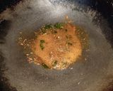 A picture of step 1 of Bread upma.