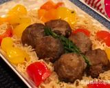 A picture of step 11 of Stir-Fried Instant Noodles with Stuffed Mushrooms.