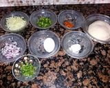 A picture of step 1 of Andy wala paratha.