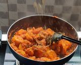 A picture of step 12 of Masala soya chaap.