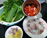 Hình bước làm 1 của món Mực sốt ớt