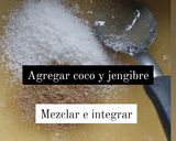 Foto del paso 2 de la receta: Galletitas de miel, coco y jengibre