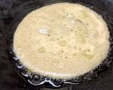 A picture of step 2 of Sweet pancake with blueberries.