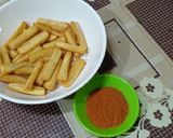 A picture of step 7 of Peri Peri Sweet Potato Fries.