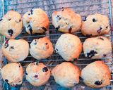 Φωτογραφία βήματος 6 της συνταγής Blueberry-banana chewy cookies