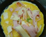 Foto del paso 2 de la receta: Omelette de jamón y queso