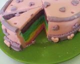Foto langkah ke 10 dari resep Steamed rainbow cake.