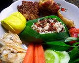 Foto langkah ke 6 dari resep Nasi Tutug Oncom No Minyak (Diet Friendly).