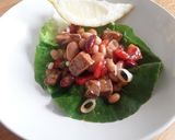 A picture of step 3 of Sig's Hot Beef and Bean Salad.