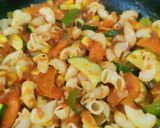 A picture of step 11 of Italian veg macaroni.