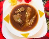 A picture of step 5 of Beef nehari.